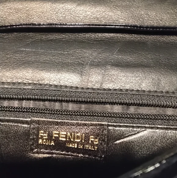 Vintage Fendi patent leather bag